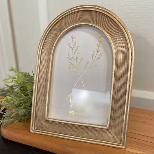 4x6 Gold Arch Frame