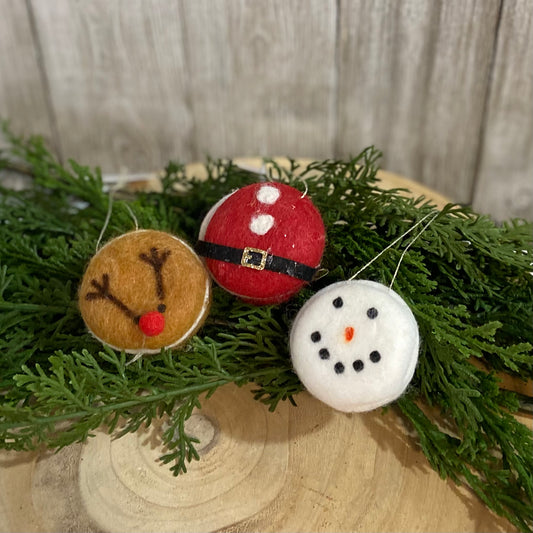 Wool Macaroon Ornament