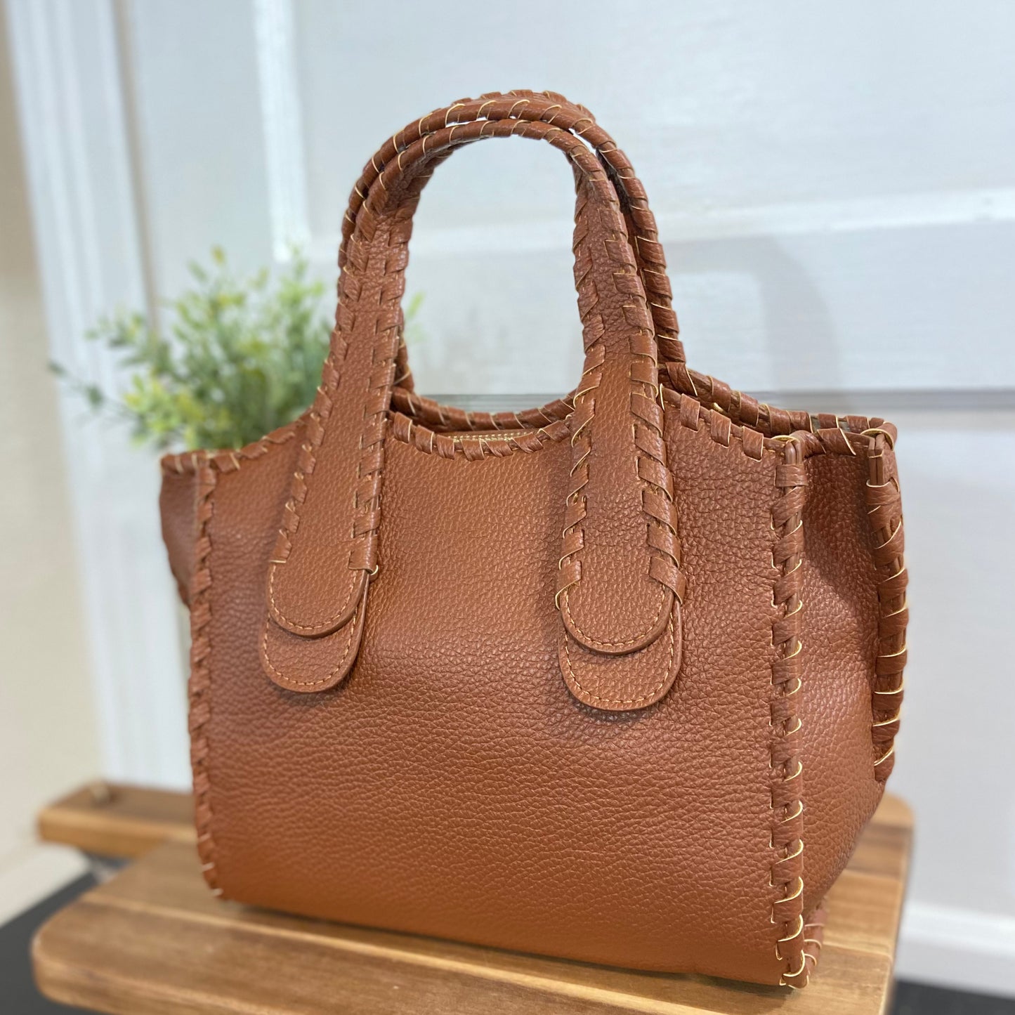 Jen & Co Marla Whipstitch Bag