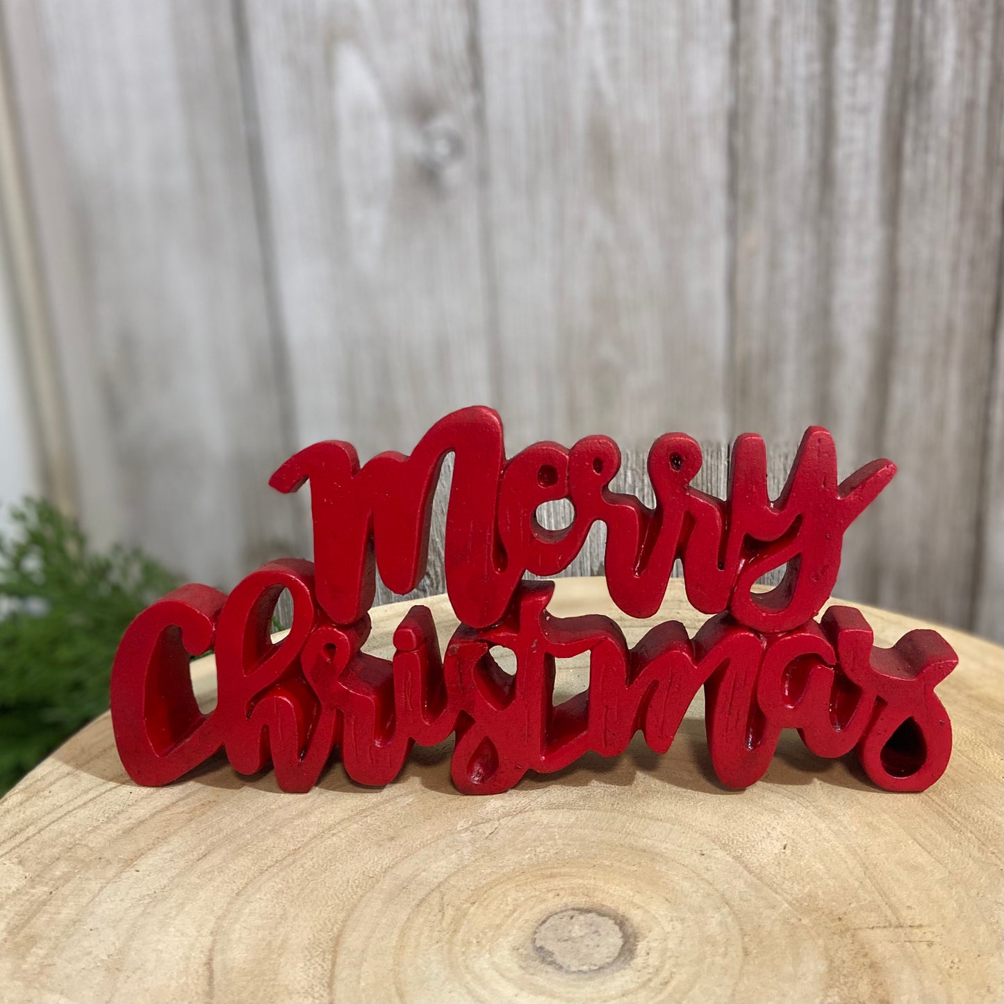 Merry Christmas Word Sign