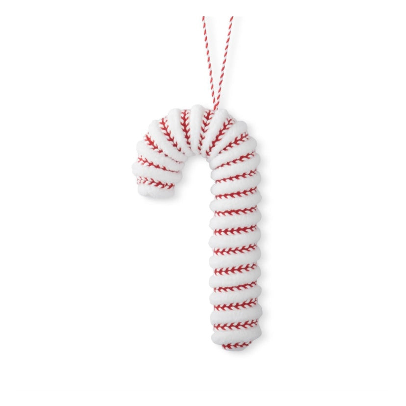 Wool Candy Cane Ornament