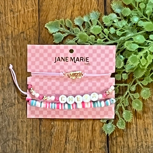 Set of 3 Bead Bracelets