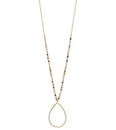 Teardrop Beaded Necklace