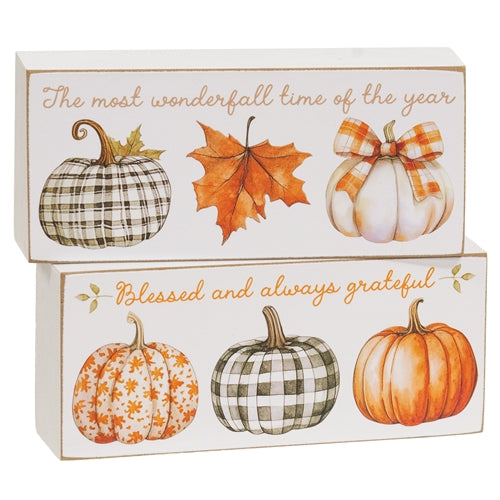 Always Wonderful Pumpkin Sign