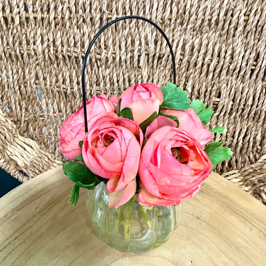 Pink Ranunculus Vase