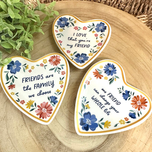 Friend Heart Trinket Dish