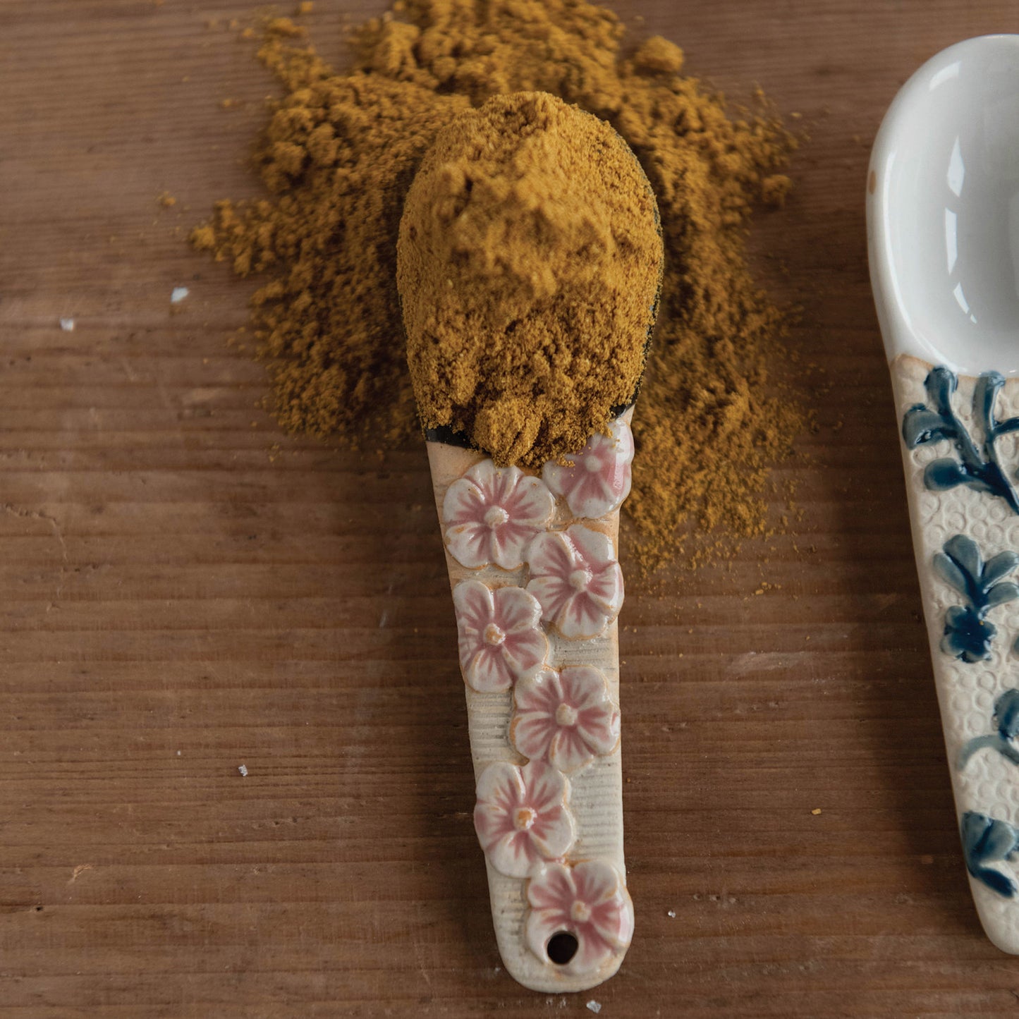 Hand Painted Stoneware Spoon