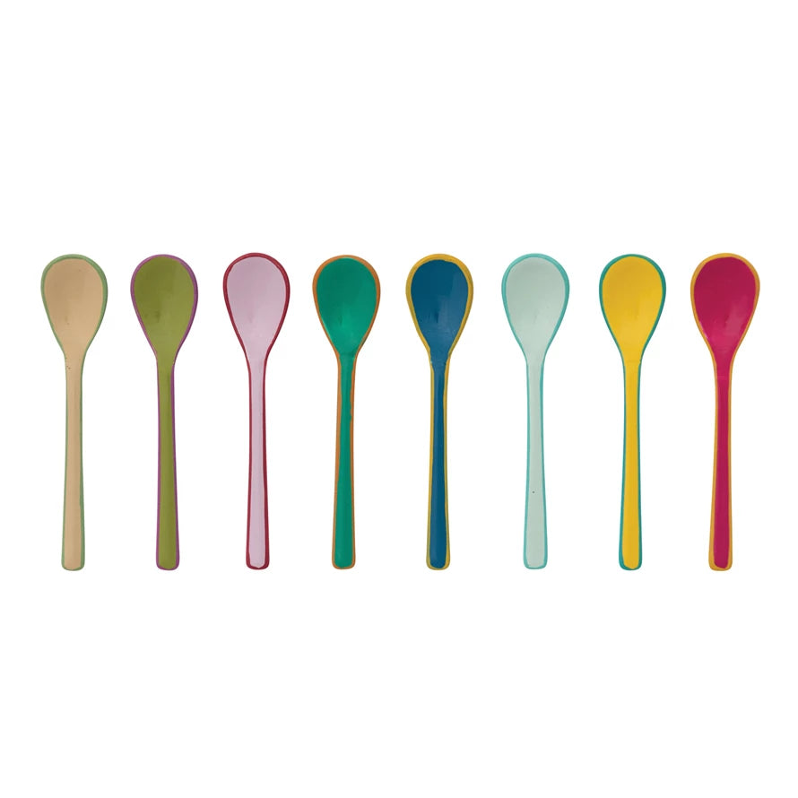 Enameled Salt Spoon