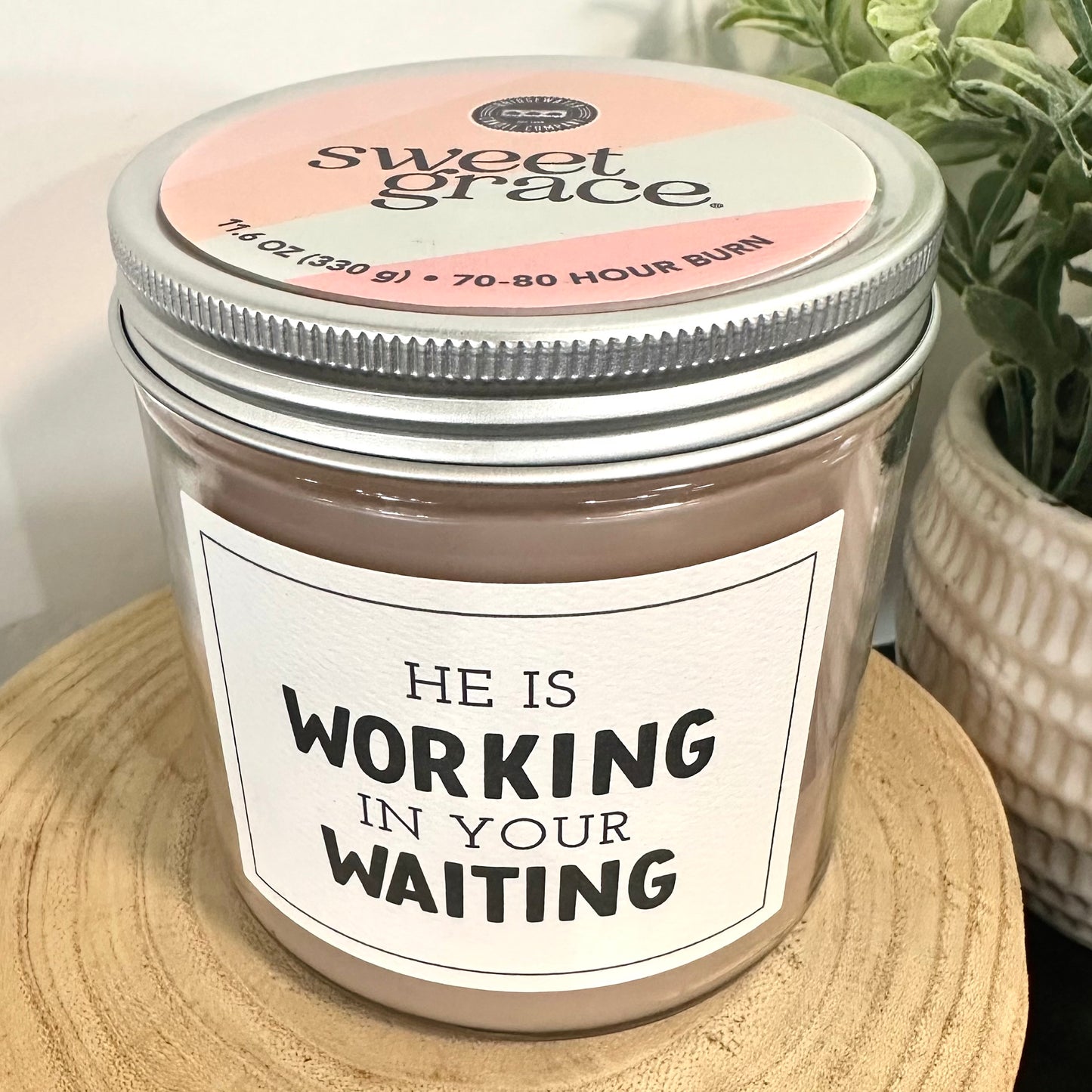 Sweet Grace Faith Collection Candle
