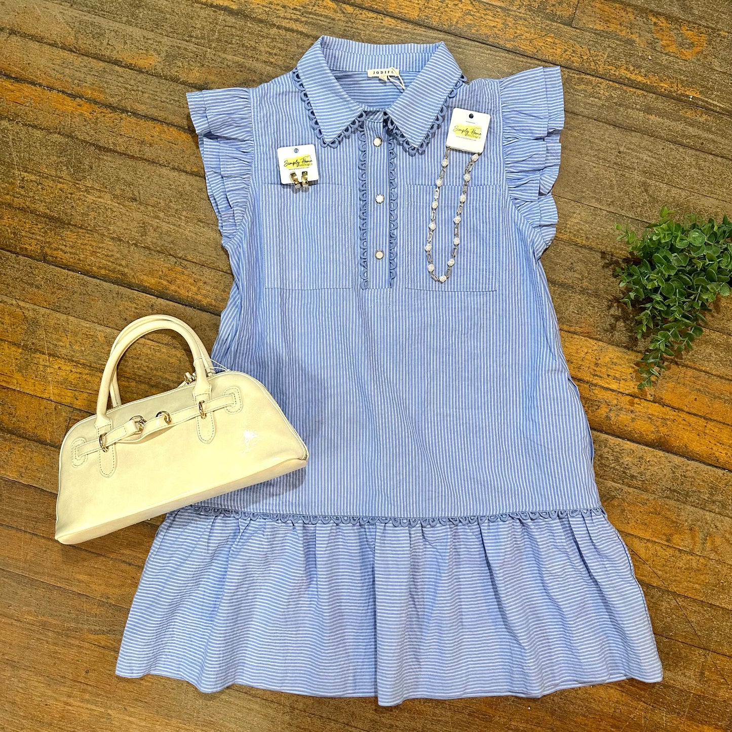 Pinstripe Dress