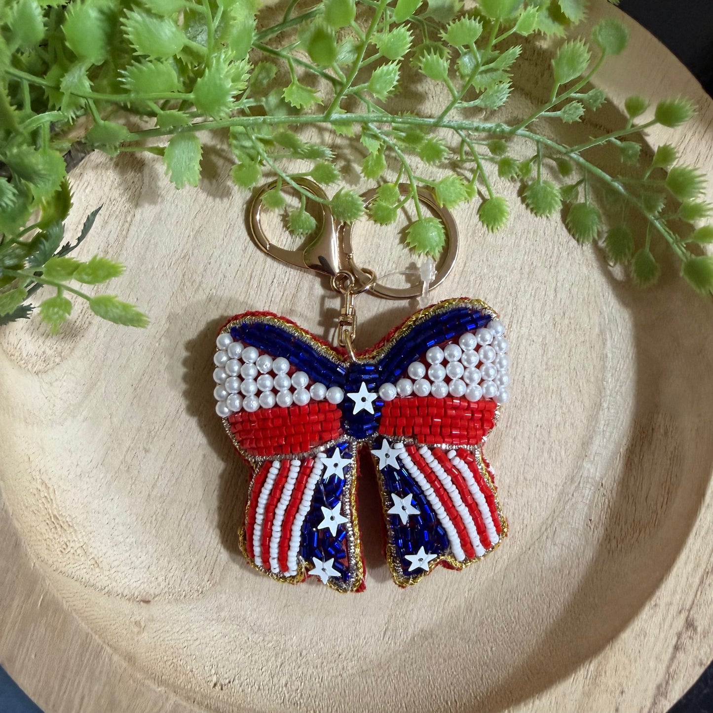 USA Bow Keychain