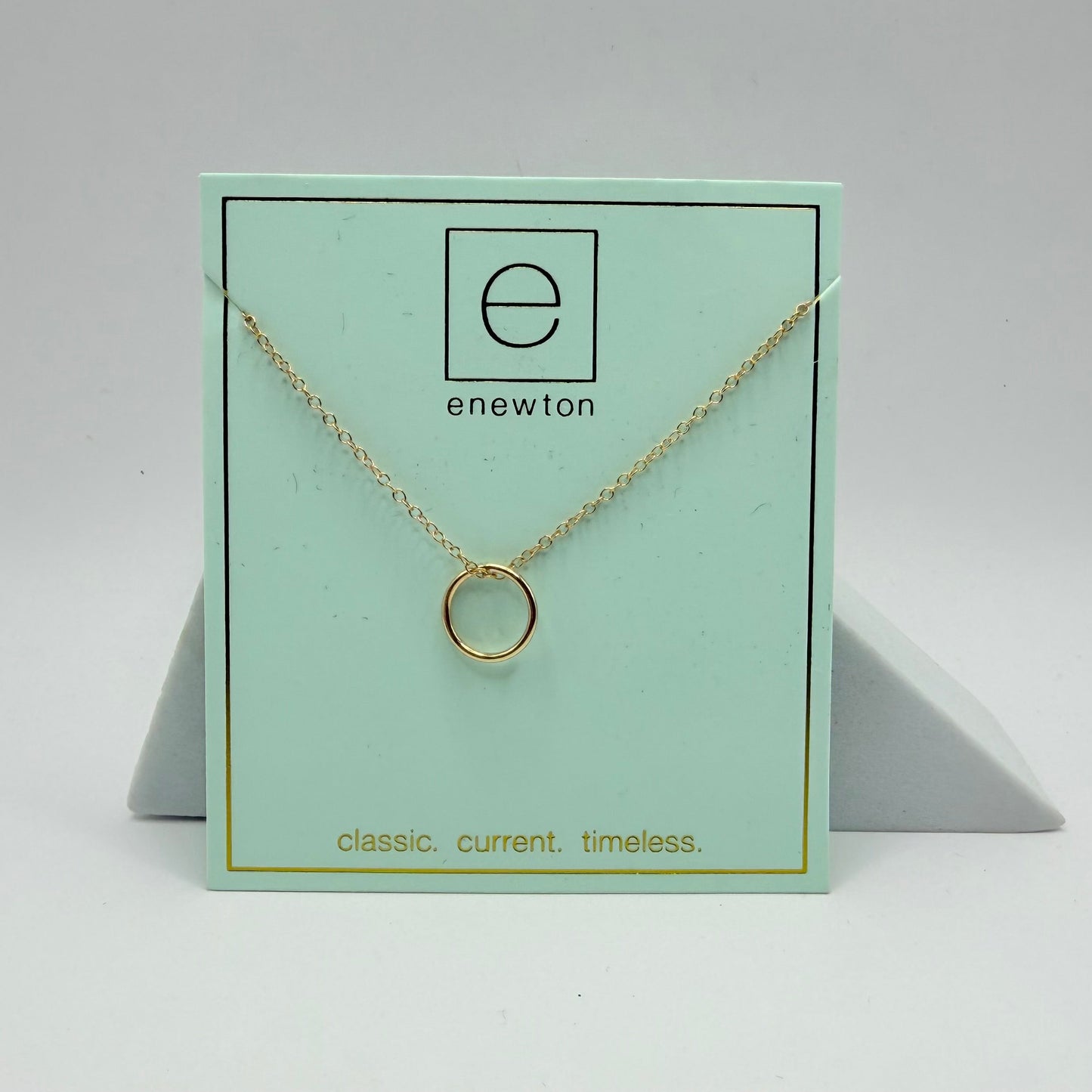 enewton 16" Necklace Gold- Halo Gold Charm