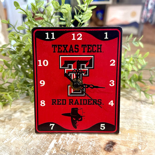 Texas College Tabletop Clock