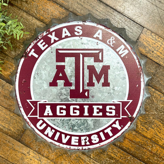 A&M Bottle Cap Sign