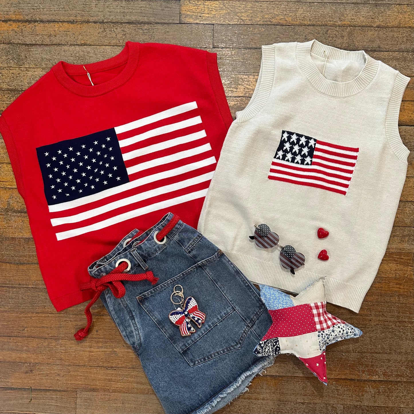 American Spirit Sweater Vest