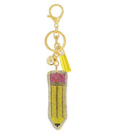 Yellow Pencil Charm