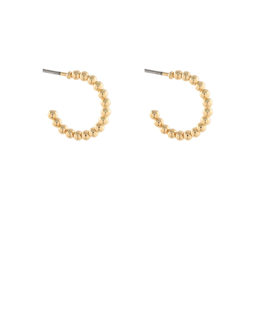 Ball Mini Hoop Earrings