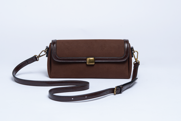 Faux Suede Crossbody
