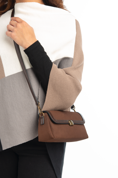 Faux Suede Crossbody