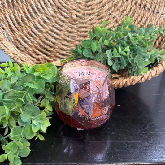 Sweet Grace Copper-Toned Mercury Candle