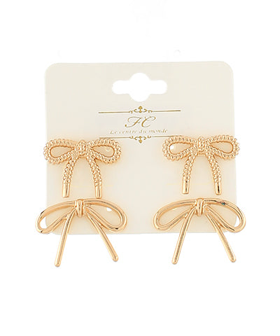 Bow Earring Set