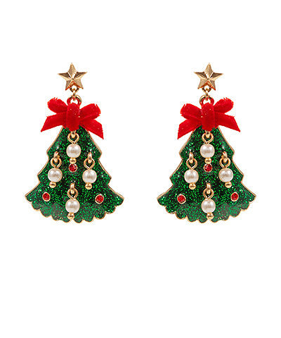 Christmas Tree Earrings