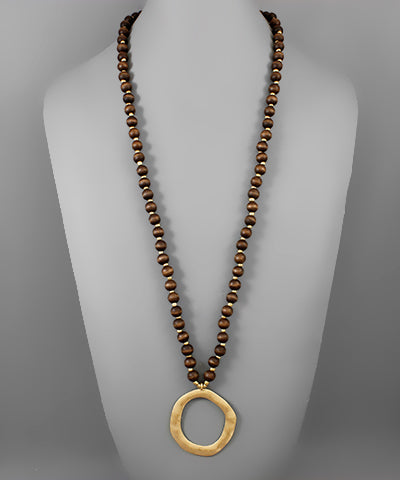 Circle Pendant Necklace