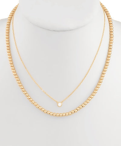 Two Layer Gold Necklace