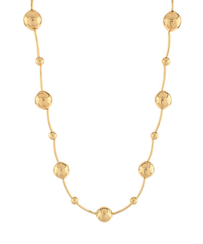 Gold Ball Necklace