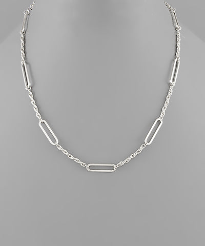 Oval Chain Necklace
