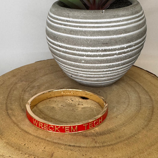 Tech Enamel Hinge Bangle