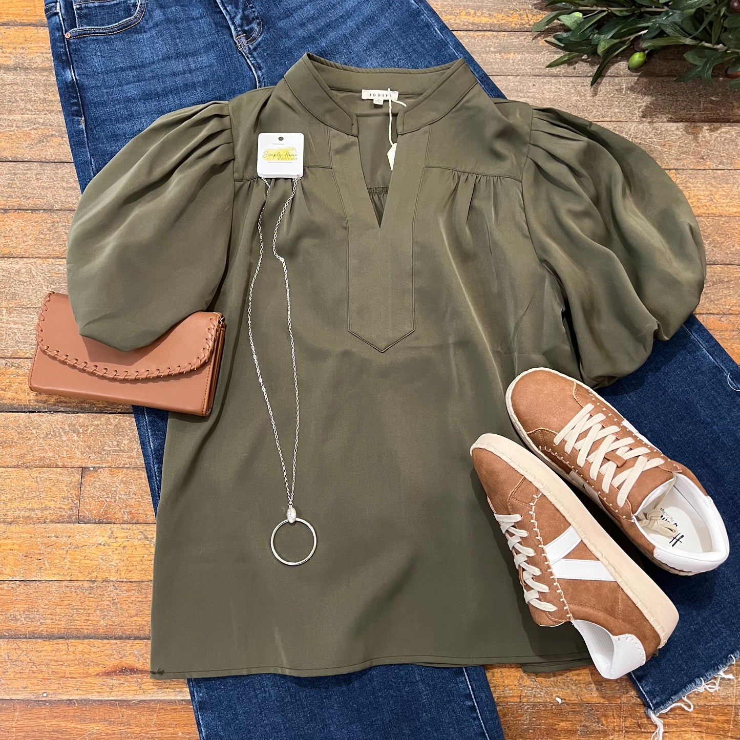 Mock Neck Top