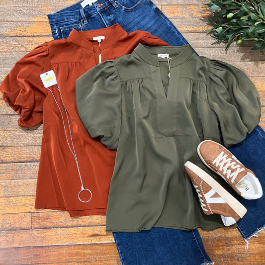 Mock Neck Top
