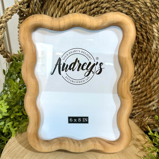 Wavy Edge Wood Frame