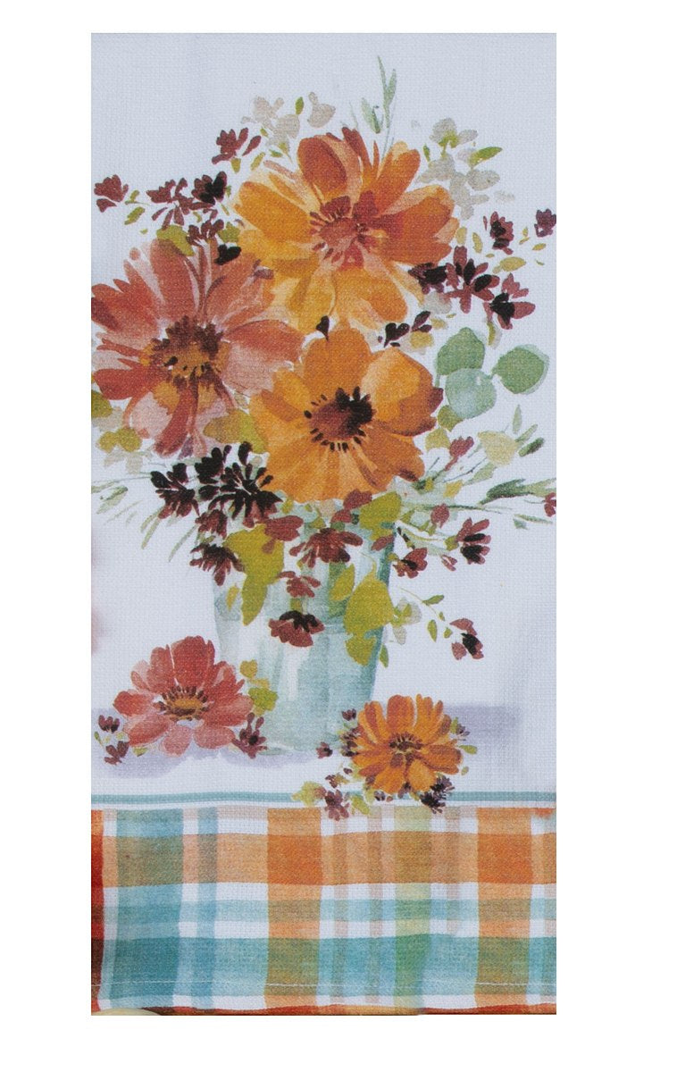 Autumn Joy Vase Dual Purpose Terry Towel