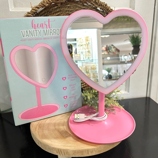Heart Vanity Mirror