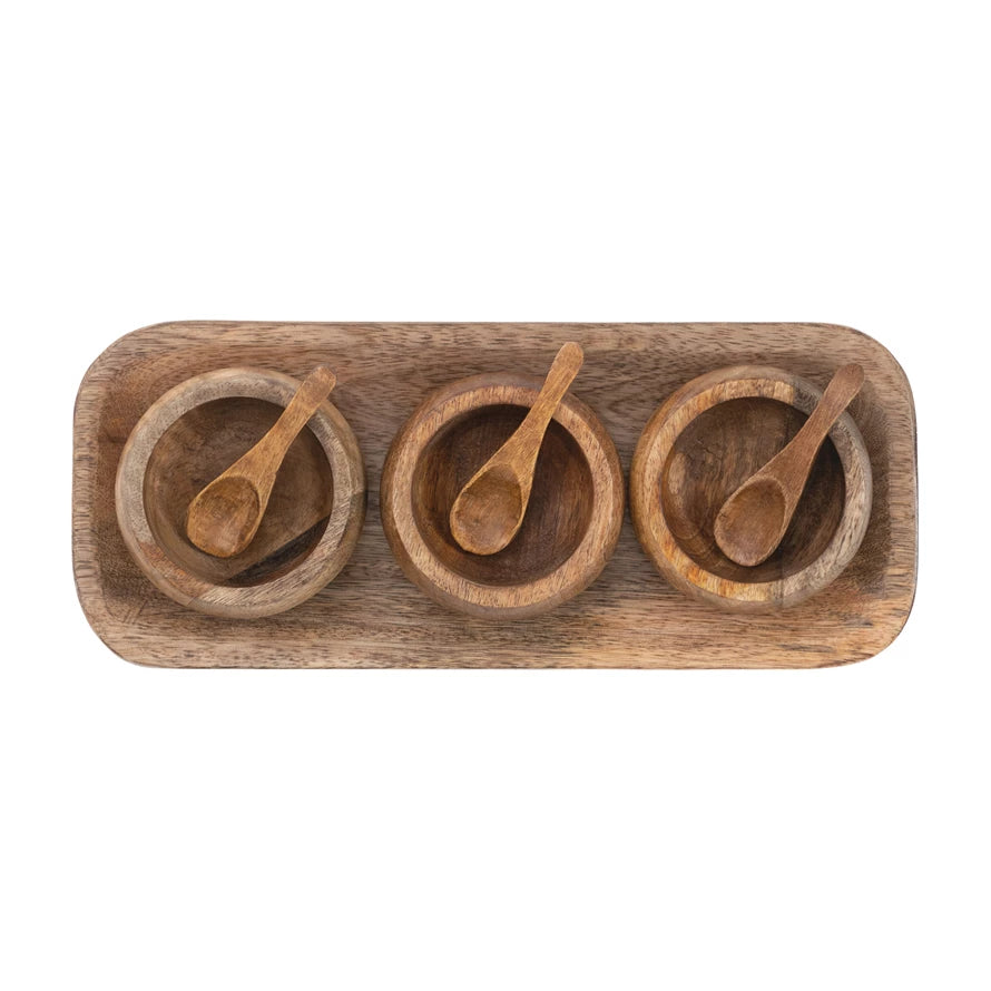 Mango Wood Bowl Set