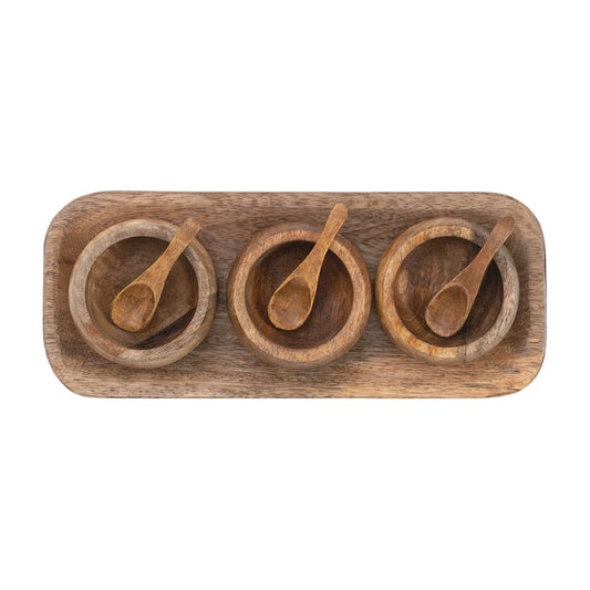 Mango Wood Bowl Set