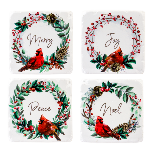 Cardinal Coaster Set