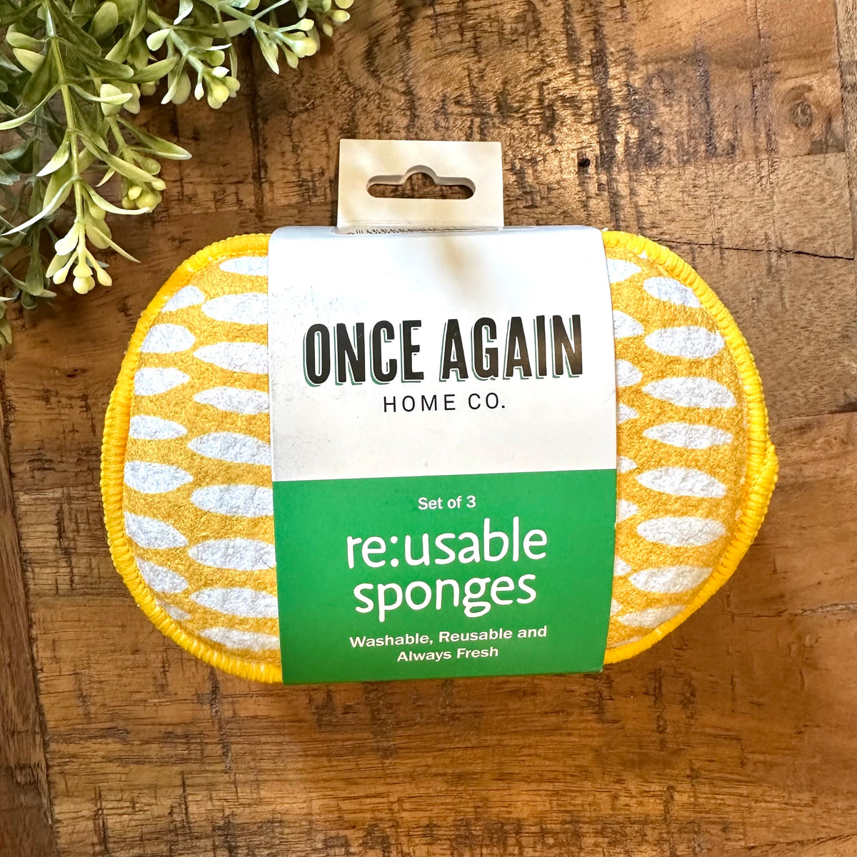 Once Again Sponge Set- Yellow Beans