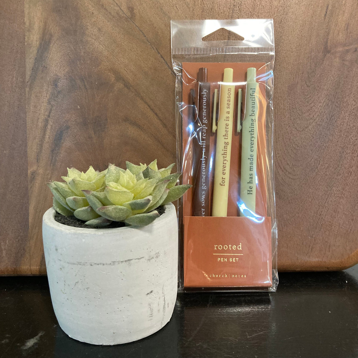 Rooted Bible Pen Set