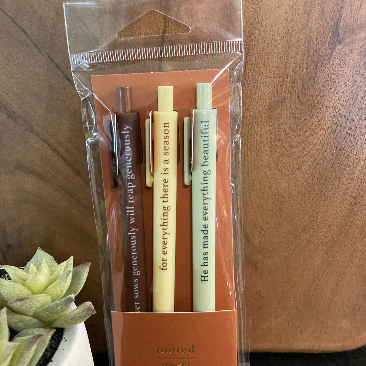 Rooted Bible Pen Set