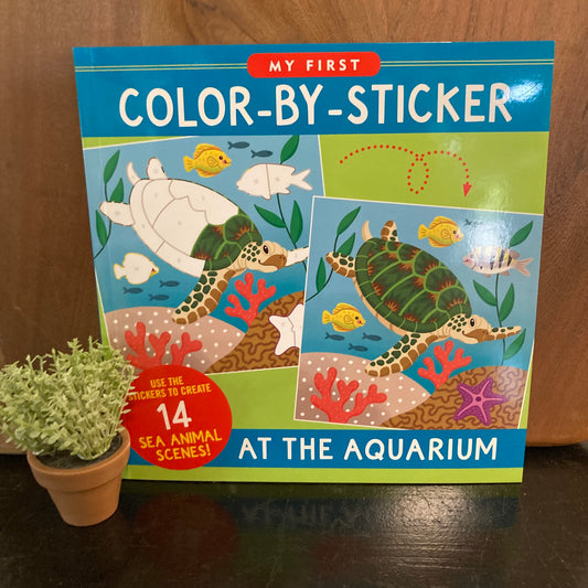 My First Color-by-Sticker Book - At the Aquarium