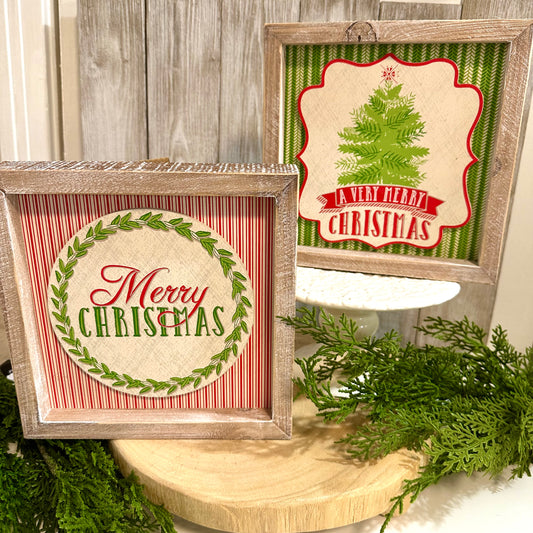 Merry Christmas Layer Sign