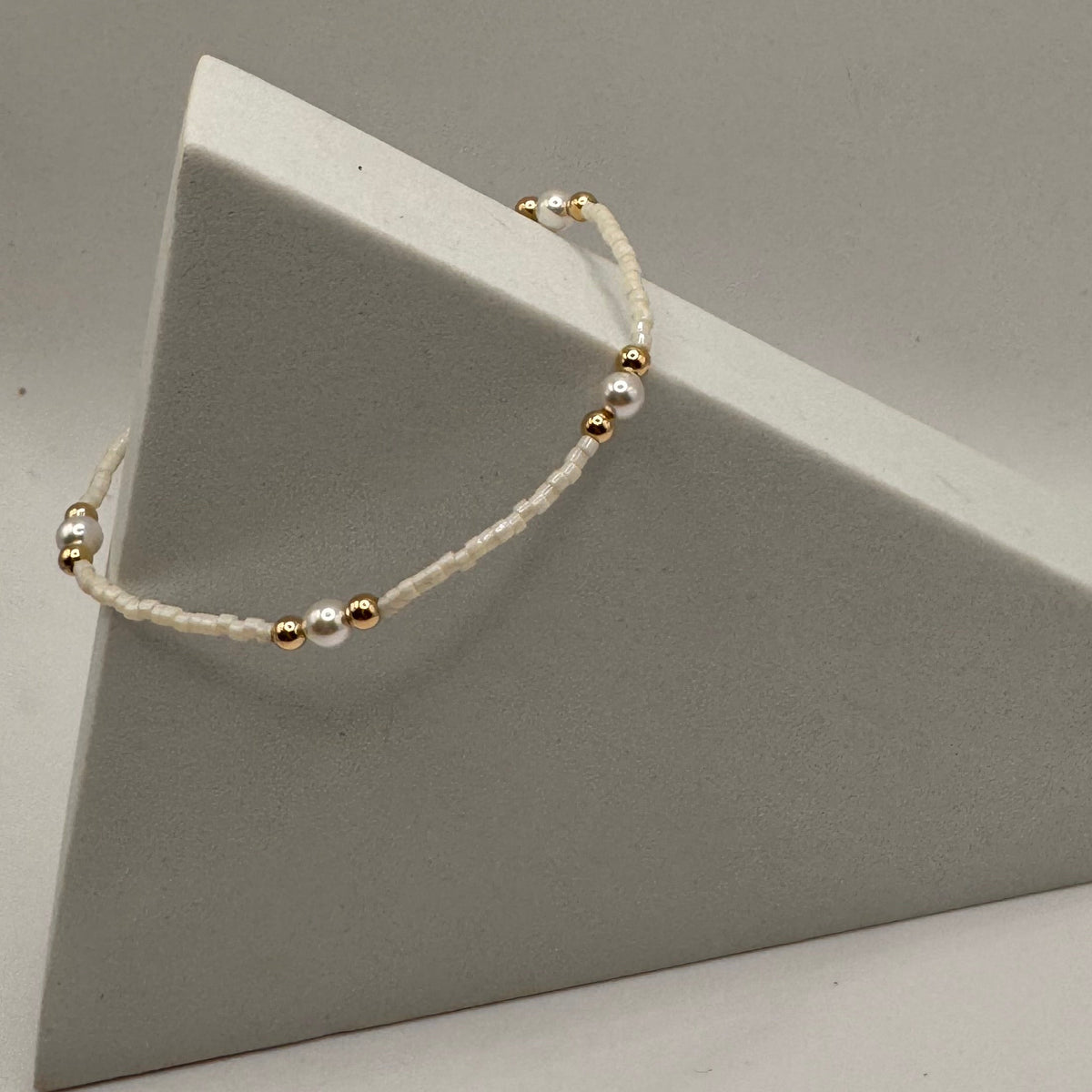 enewton Hope Purpose Pearl Bracelet - Milkshake