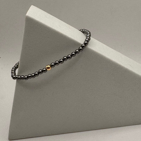 enewton Classic Pearl Dark Grey 3mm Bracelet