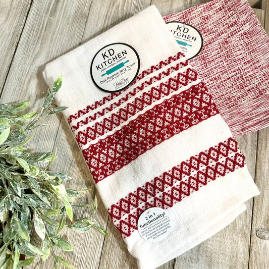 Samba Red Dual Purpose Towel