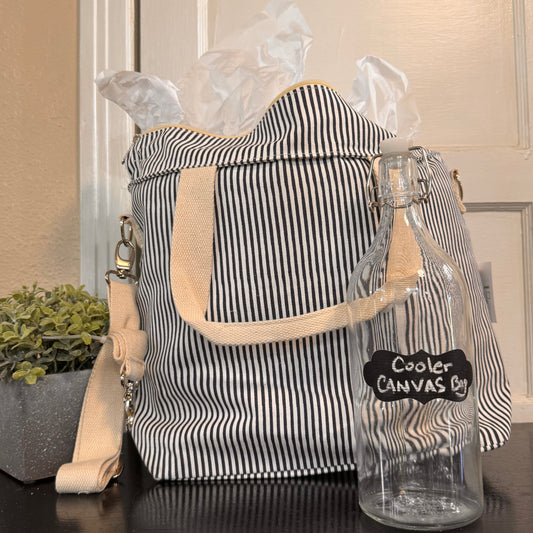 CB Station Stripes Cooler Tote