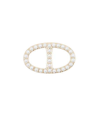 2-Inch Pavé Buckle Scarf Enhancer