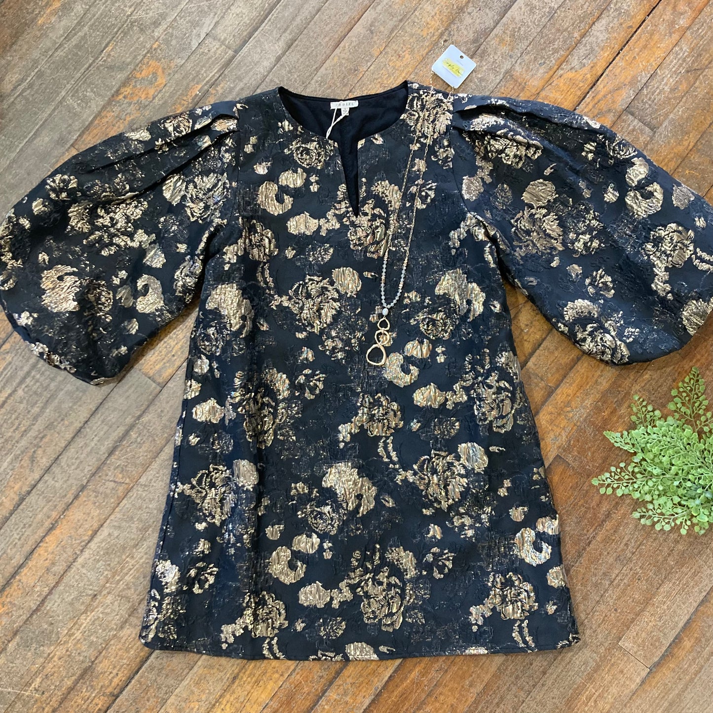Party Time Puff Sleeve Floral Dress